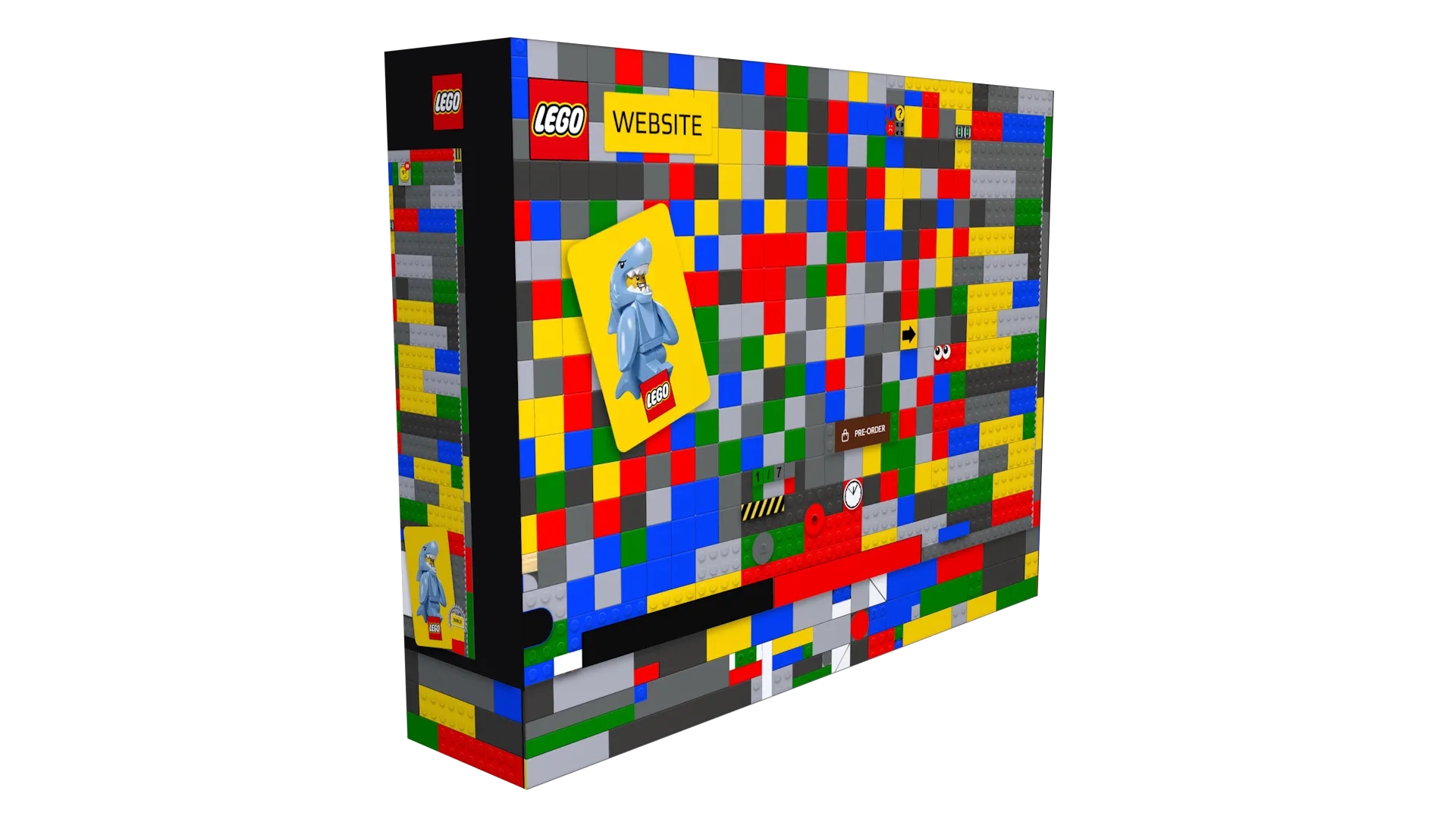 LEGO Website in a Box product concept created by Laszlo Barath