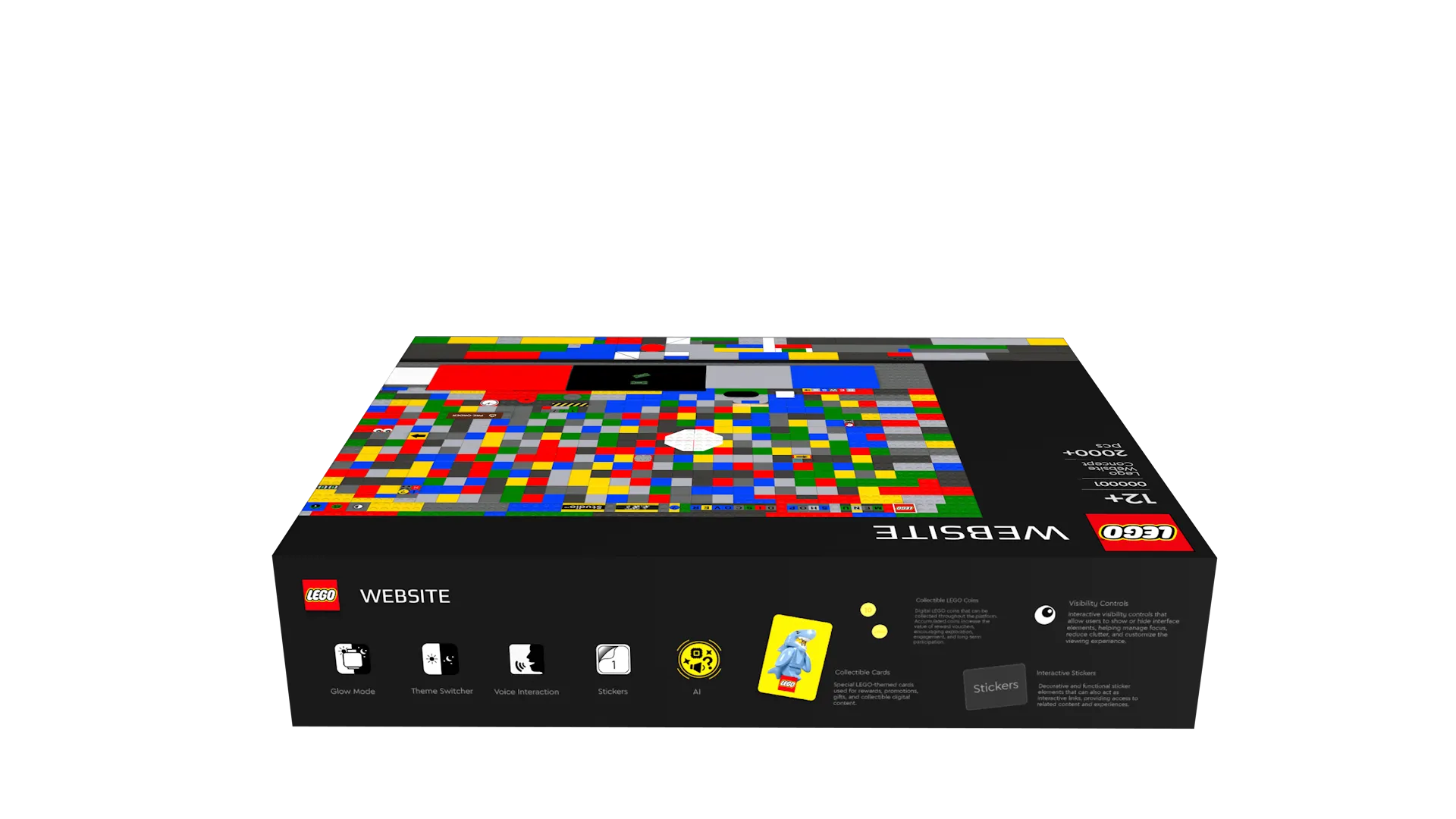 LEGO Website in a Box product concept created by Laszlo Barath