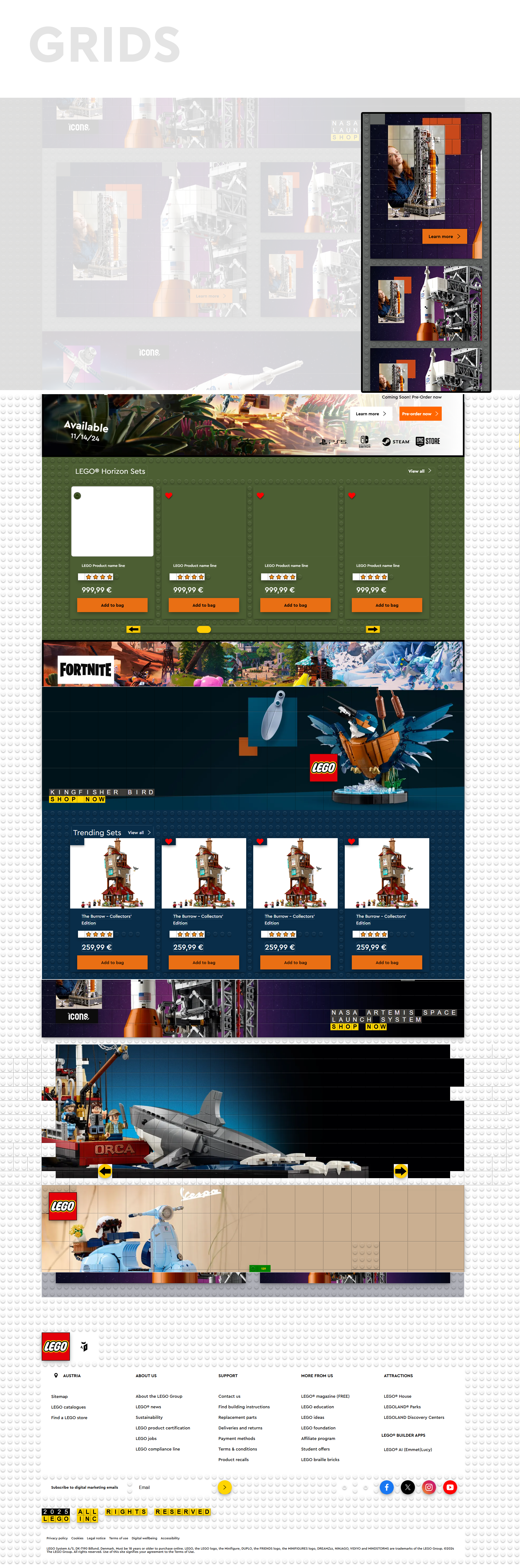 LEGO Web Concepts