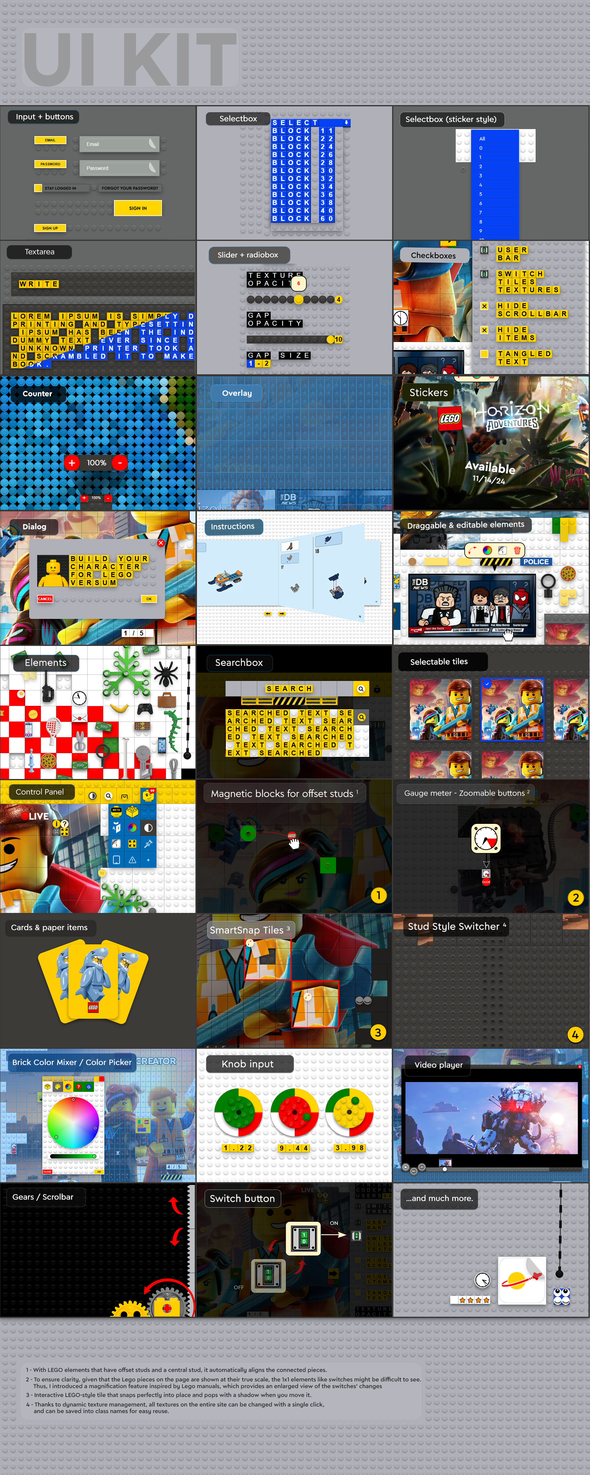 LEGO Web Concepts