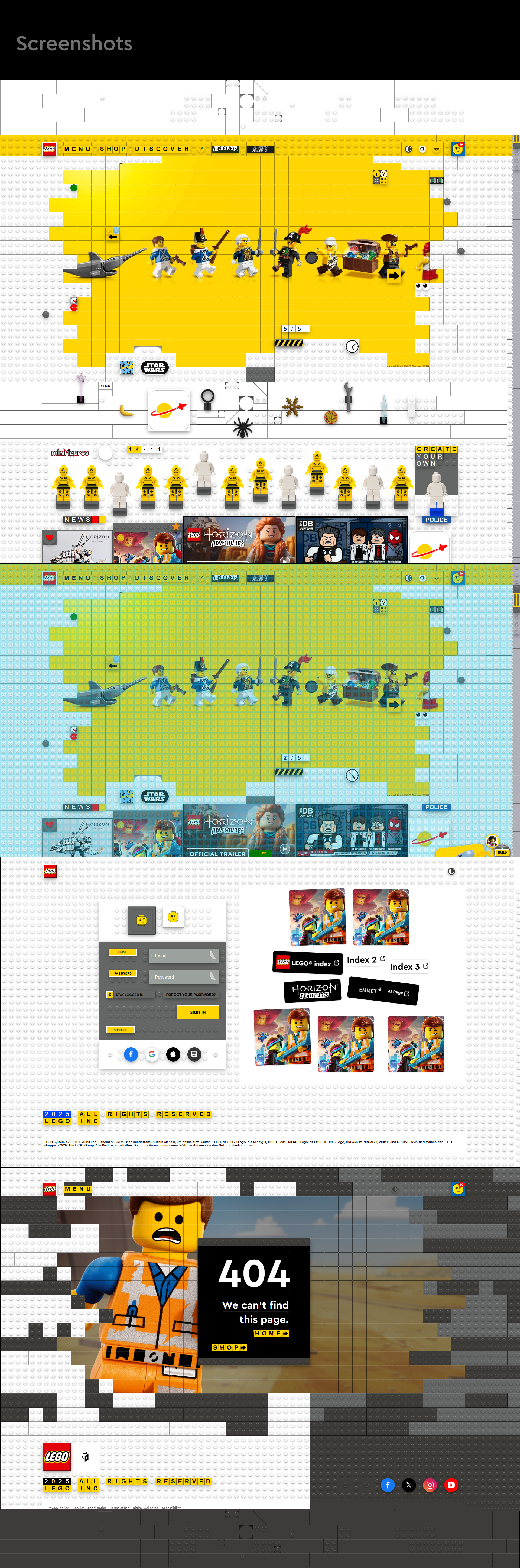 LEGO Web Concepts