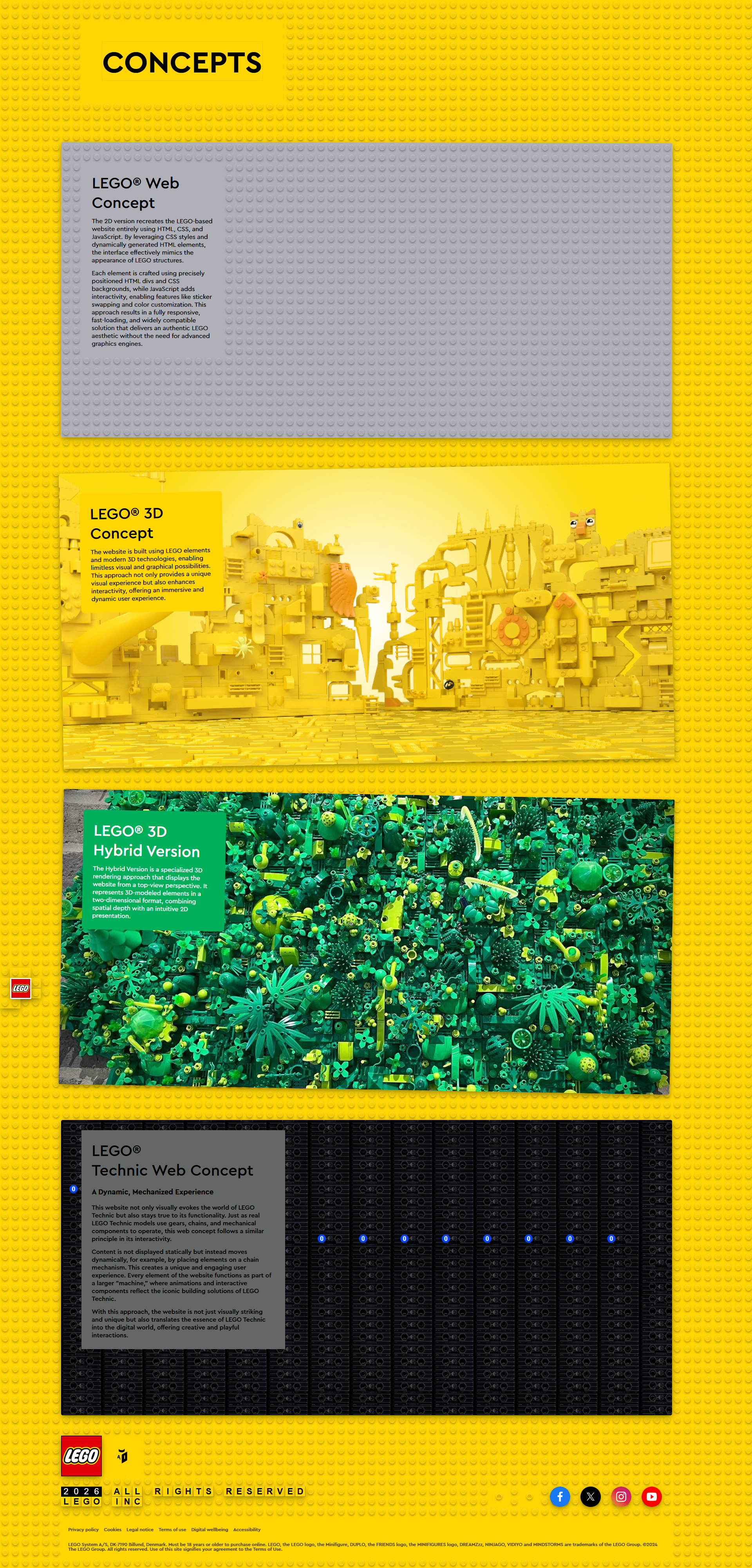 LEGO Web Concepts