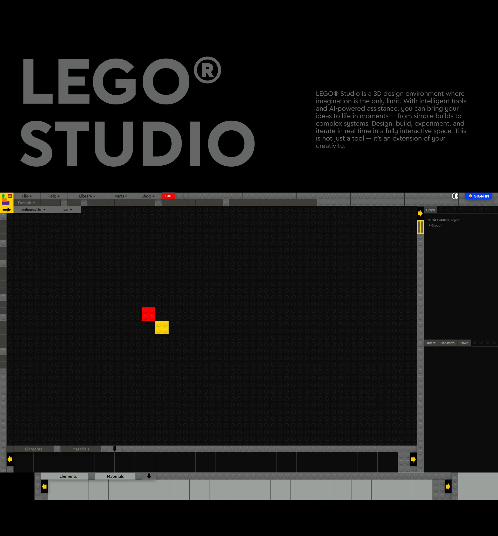 LEGO® Website Redesign - LEGO® Studio Designer App by Laszlo Barath