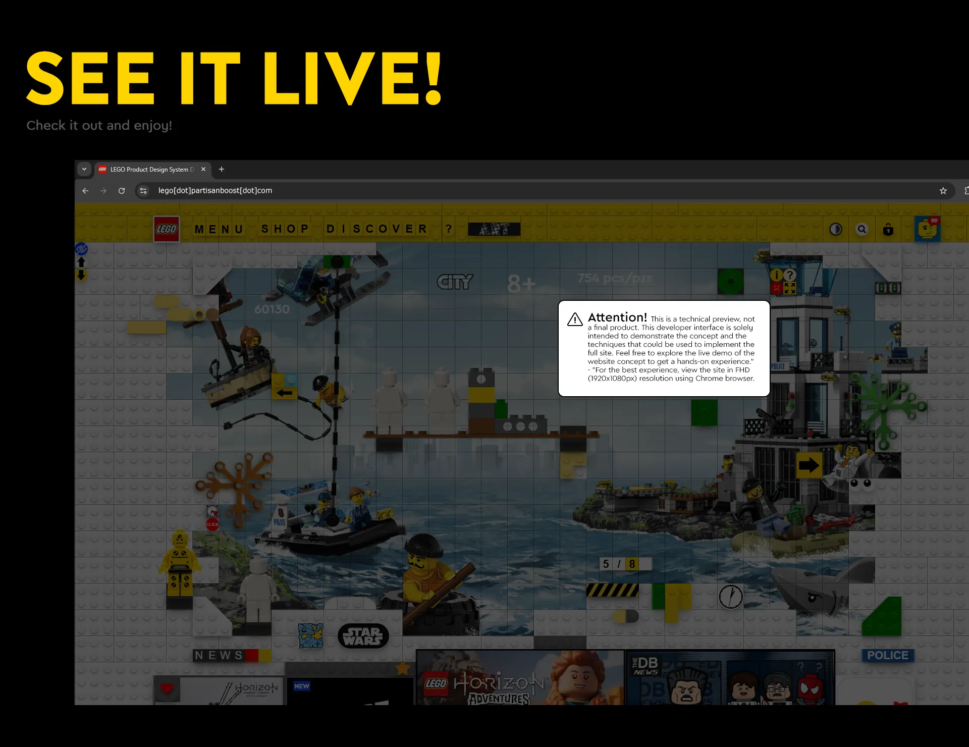 LEGO® Website Redesign - See it Live by Laszlo Barath