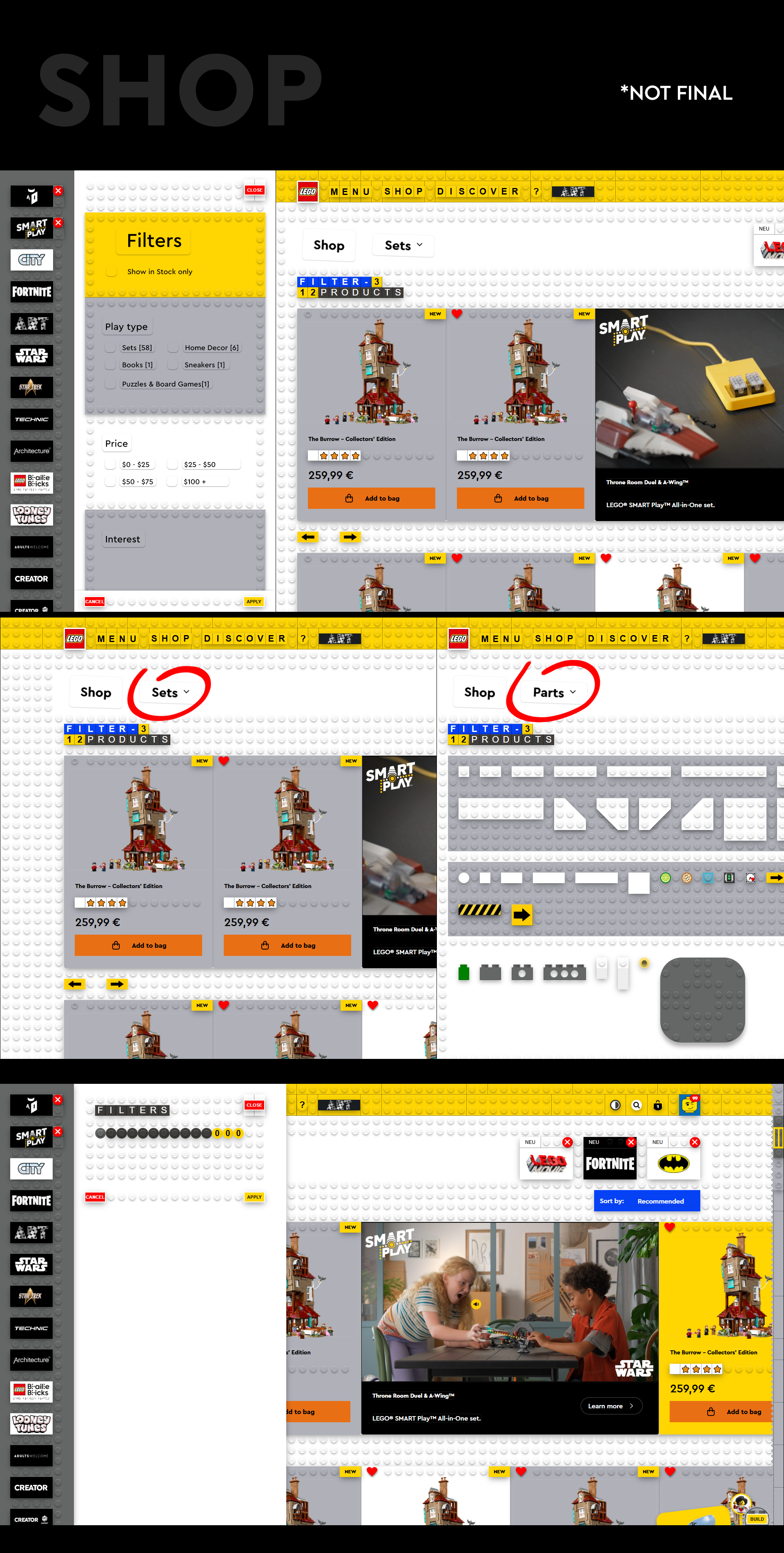 LEGO Web Concepts