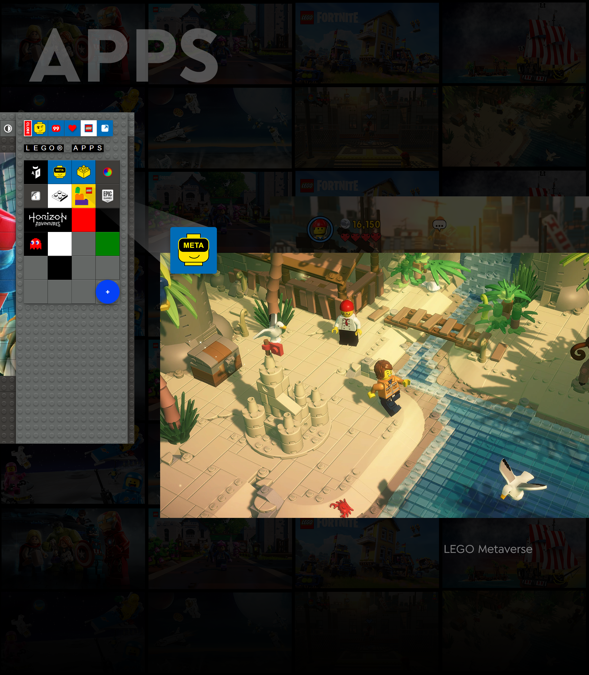 LEGO® Website Apps Concept - Integrated Apps and Digital Ecosystem by Laszlo Barath