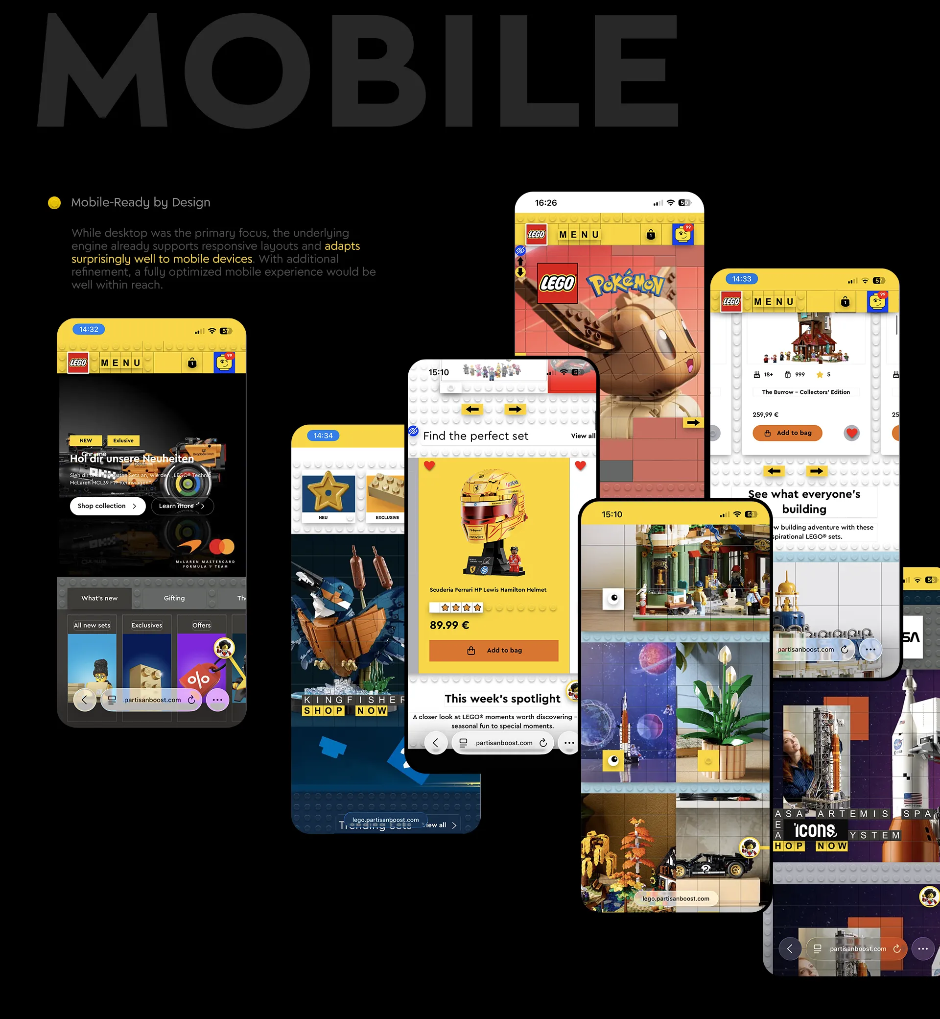 LEGO® Website Redesign Concept - Styleguide by Laszlo Barath