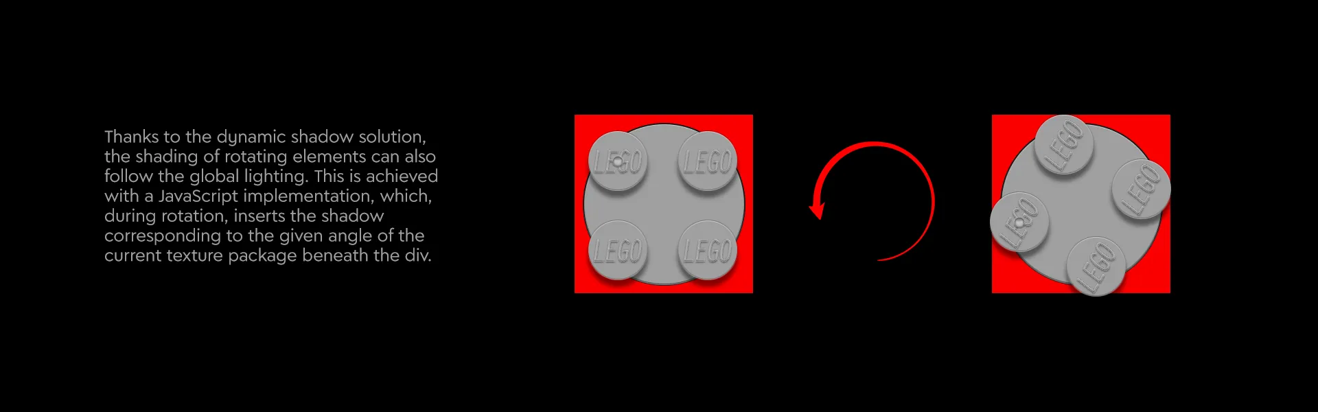 LEGO® Website Redesign - LEGO® Dynamic Shadow Technology
