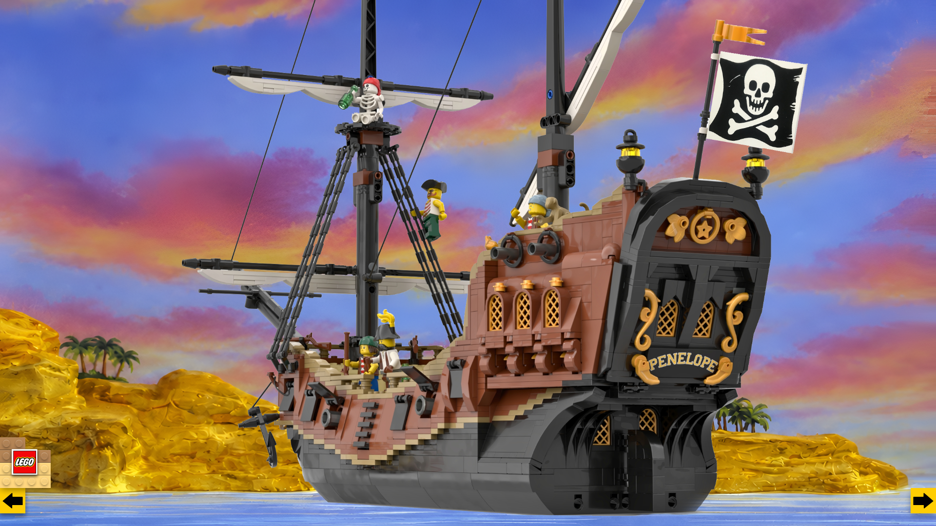 LEGO website redesign concept by Laszlo Barath - LEGO Pirates