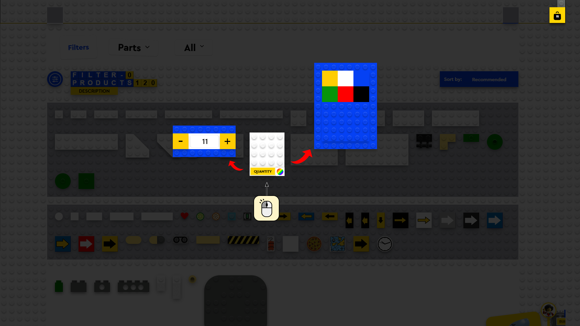 LEGO website redesign concept by Laszlo Barath - Shop