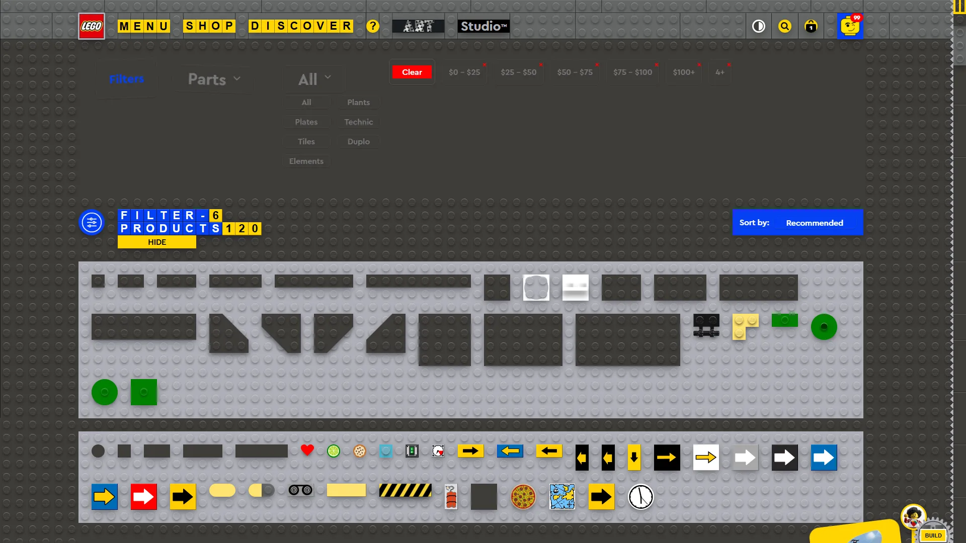 LEGO® Website Redesign - Modern E-commerce Shop Layout by Laszlo Barath